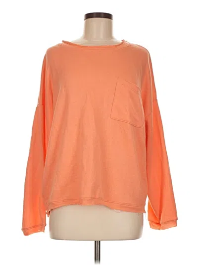 Pre-owned White Birch Sweatshirt In Orange