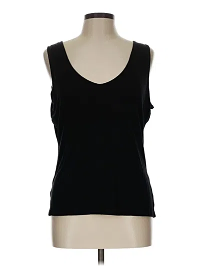 Pre-owned White Birch Tank Top Black Strapless Neckline Tops