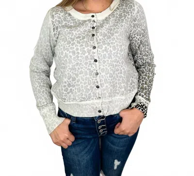 White Birch Tear Up The Town Knit Long Sleeve Sweater In Cream In White