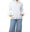 White Birch Waffle Pullover In White In White