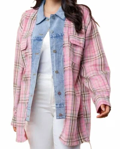 White Birch Women's Plaid Long Sleeve In Multi