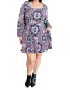 White Birch Your Best Idea Skort Dress In Purple In Multi