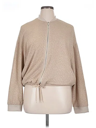 Pre-owned White Birch Zip Up Hoodie In Brown