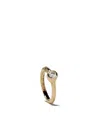 White Bird 18kt Gold Diamond Justine Hoop Single Earring In Gold