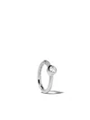 White Bird 18kt White Gold Diamond Justine Hoop Single Earring In White Gold