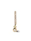 White Bird 18kt Yellow Gold Ada Diamond Single Earring In Yellow And White