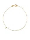 White Bird 18kt Yellow Gold Diamond Clarisse Rich Bracelet In Gold