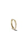 White Bird 18kt Yellow Gold Giulia Diamond Single Hoop In Gold