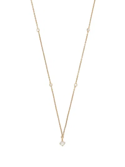 White Bird 18kt Yellow Gold Diamond Necklace