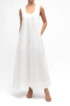 White Closet Easy Breezy Maxi Dress In White