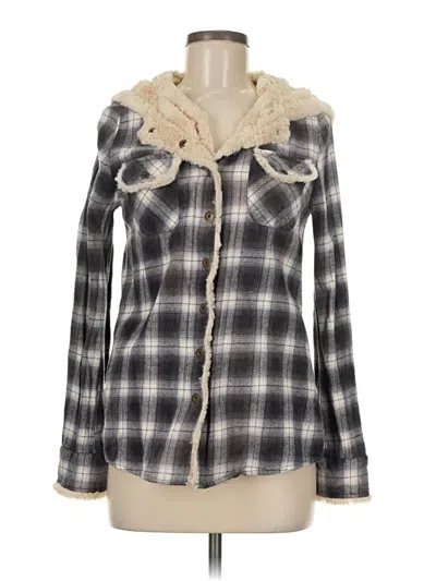 Pre-owned White Crow Cardigan Sweater In Gray