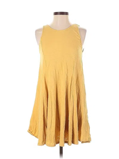 Pre-owned White Crow Casual Dress In Yellow