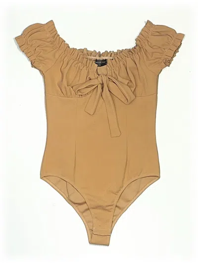 Pre-owned White Fox Bodysuit In Brown