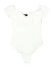 White Fox Bodysuit In White