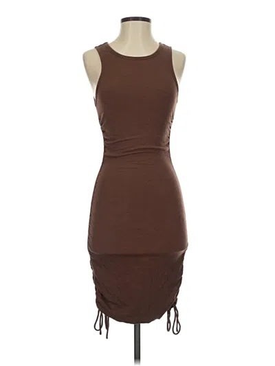 Pre-owned White Fox Casual Dress In Brown