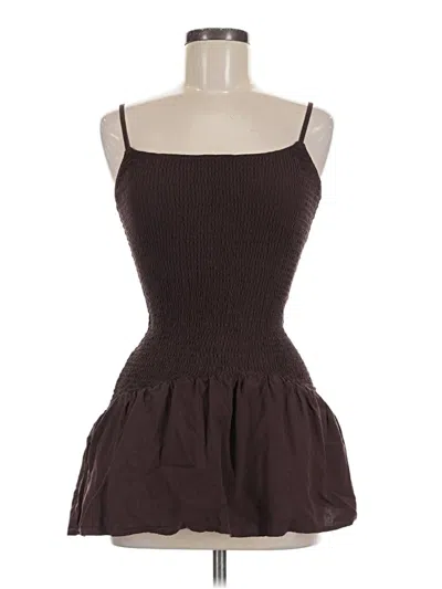 Pre-owned White Fox Casual Dress In Brown