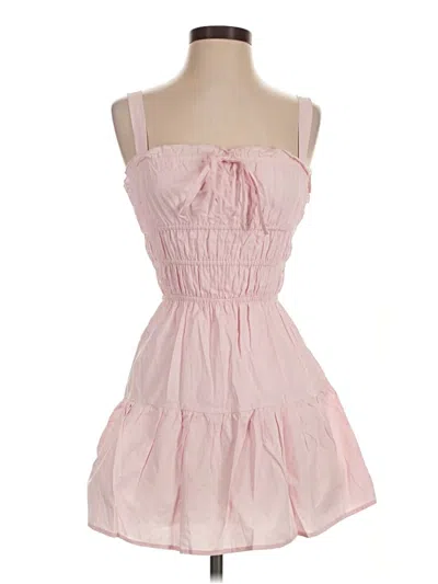 Pre-owned White Fox Casual Dress In Pink
