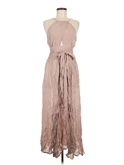 Pre-owned White Fox Casual Dress In Tan