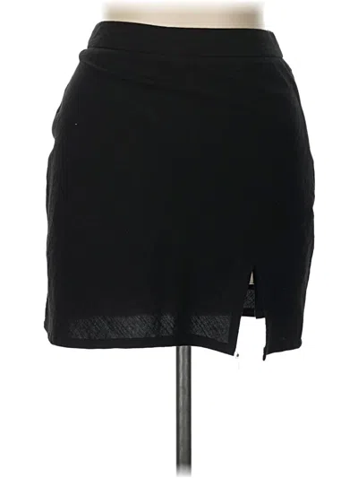 Pre-owned White Fox Casual Skirt In Black