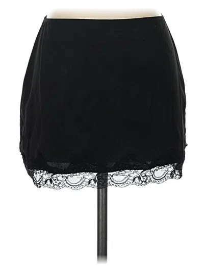 Pre-owned White Fox Casual Skirt In Black