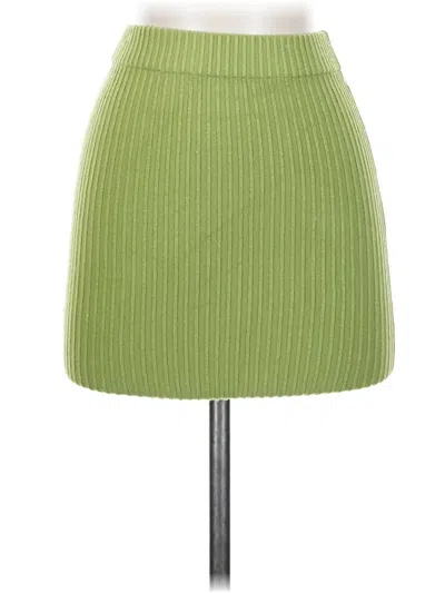 Pre-owned White Fox Casual Skirt In Green