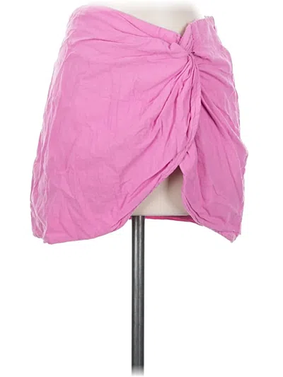 Pre-owned White Fox Casual Skirt In Pink