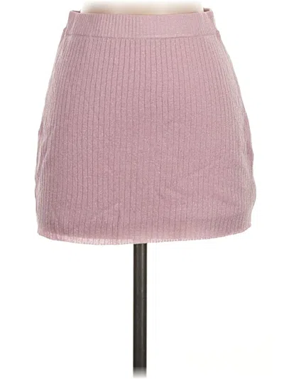 Pre-owned White Fox Casual Skirt In Pink