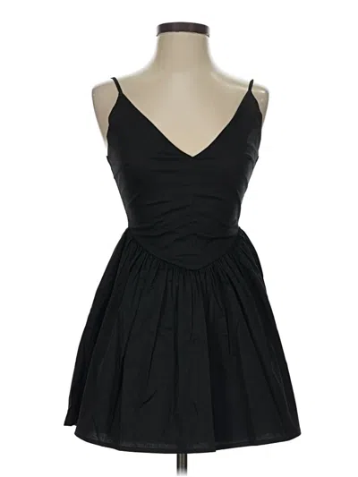 White Fox Cocktail Dress In Black