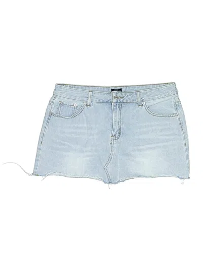 Pre-owned White Fox Denim Shorts In Blue