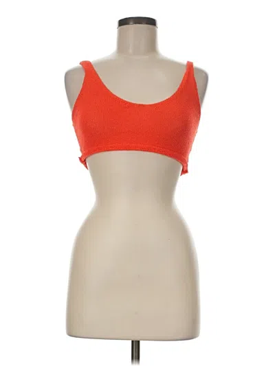 Pre-owned White Fox Sports Bra In Orange