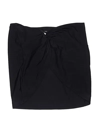 Pre-owned White Fox Swimsuit Bottoms In Black