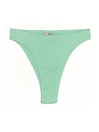 Pre-owned White Fox Swimsuit Bottoms In Green