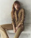 White House Black Market 3-button Jacket In Antique Bronze