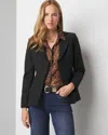 White House Black Market 3-button Signature Blazer In Black