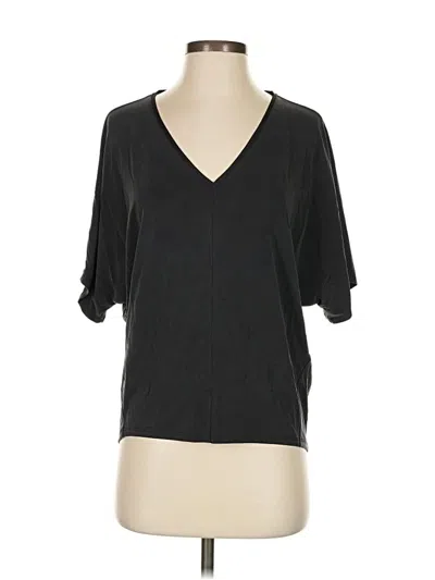 Pre-owned White House Black Market 3/4 Sleeve T-shirt In Black