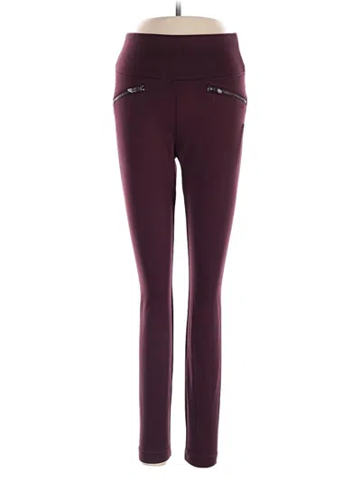 White House Black Market Active Pants In Burgundy