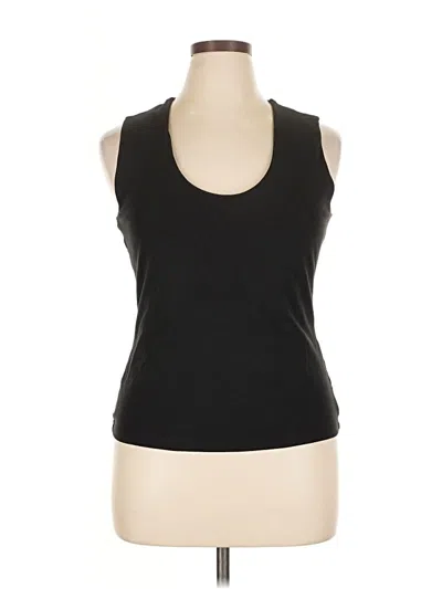 Pre-owned White House Black Market Active Tank Top In Black