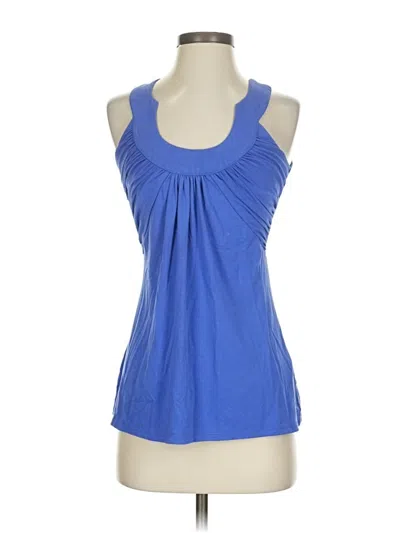 Pre-owned White House Black Market Active Tank Top In Blue