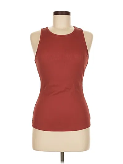 Pre-owned White House Black Market Active Tank Top In Burgundy