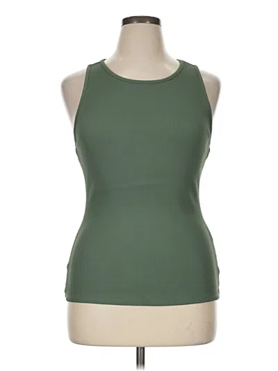 Pre-owned White House Black Market Active Tank Top In Green