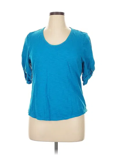 Pre-owned White House Black Market Active T-shirt In Blue