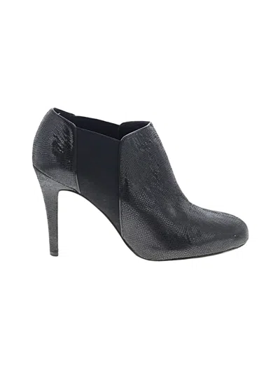 Pre-owned White House Black Market Ankle Boots In Black