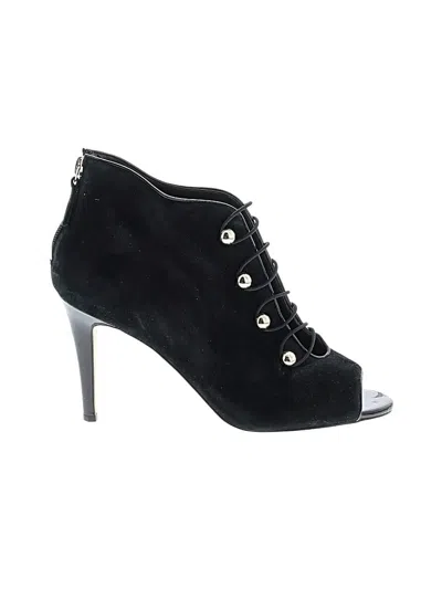 Pre-owned White House Black Market Ankle Boots In Black