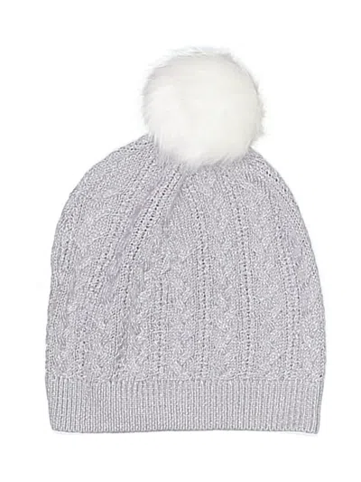 White House Black Market Beanie Hat In Gray