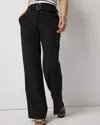 White House Black Market Belted Utility Wide Leg Pants In Black