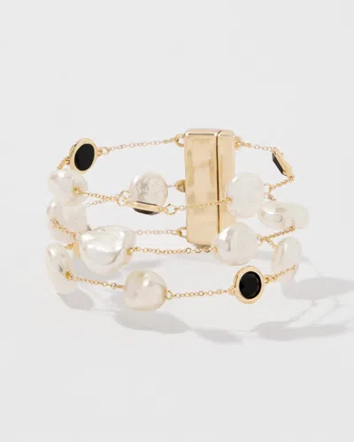 White House Black Market Black + White Multiple Strand Bracelet |  In Black And White
