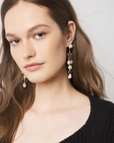 White House Black Market Black + White Statement Earrings |  In Black And White