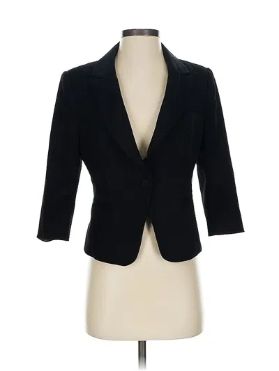 Pre-owned White House Black Market Blazer Jacket In Black