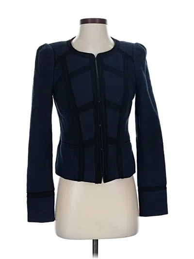 White House Black Market Blazer Jacket In Blue