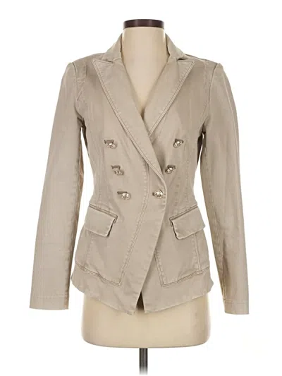 Pre-owned White House Black Market Blazer Jacket In Brown